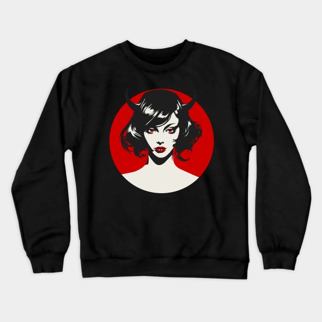 She Devil Crewneck Sweatshirt by n23tees